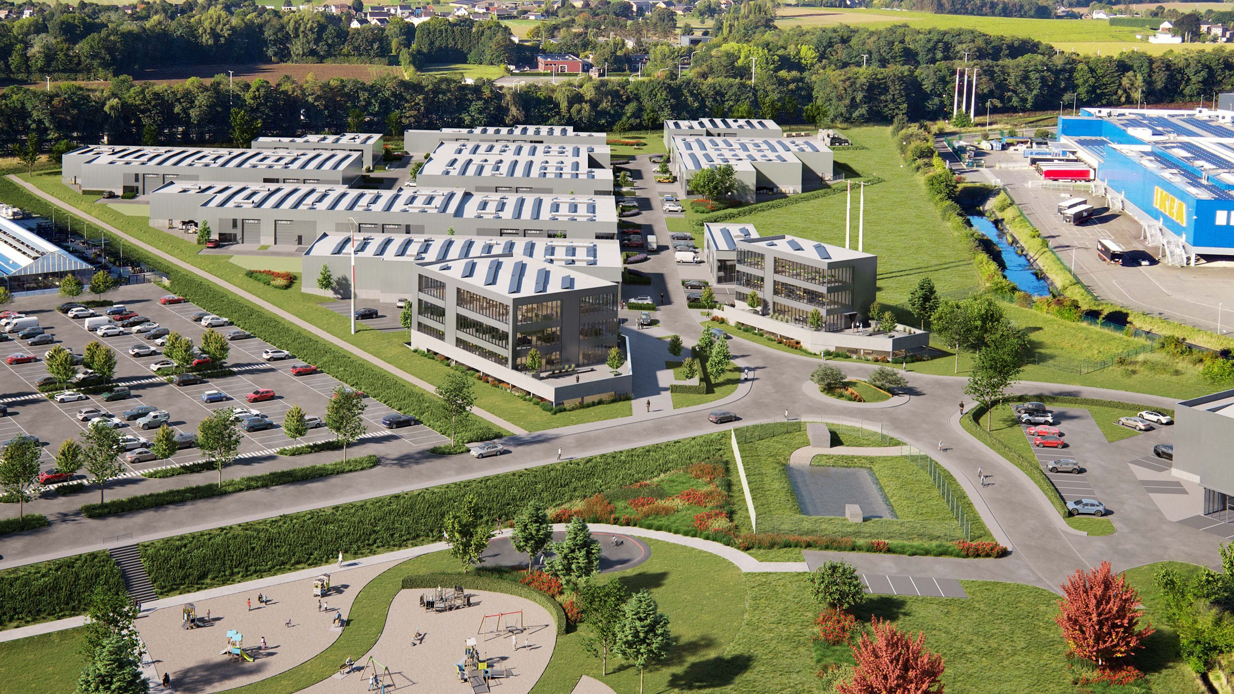 Nieuw KMO-park vlakbij Luik