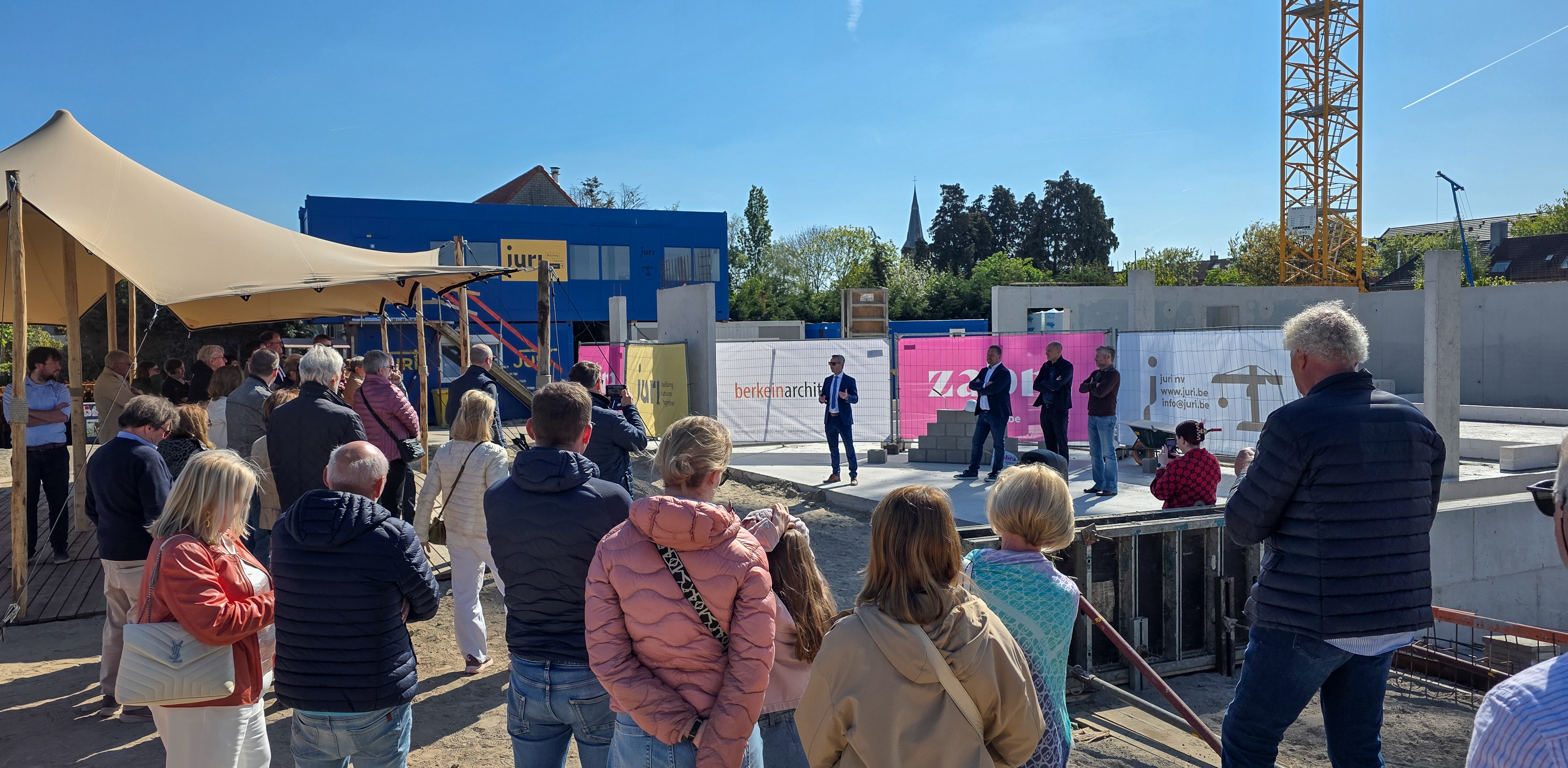 Eerste Steenlegging Blom Brugge (7)