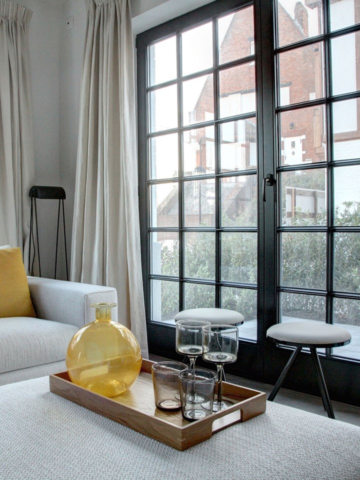 Zabra Knokke M villa's leefruimte