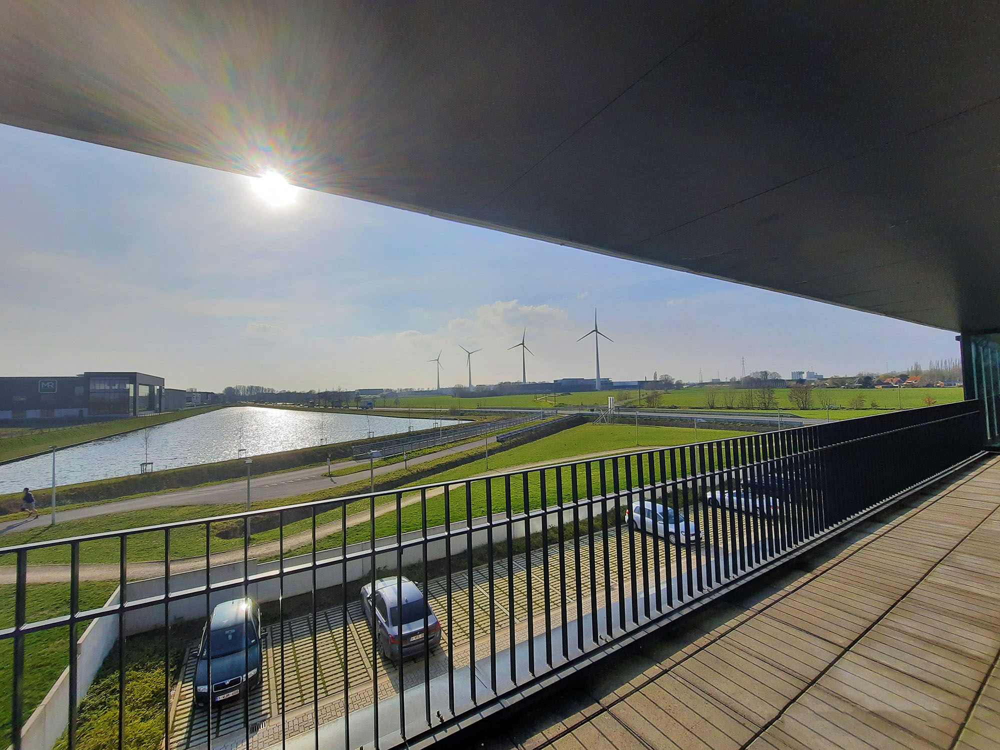 Kantoor Zwevegem Te Koop Uitzicht Terras