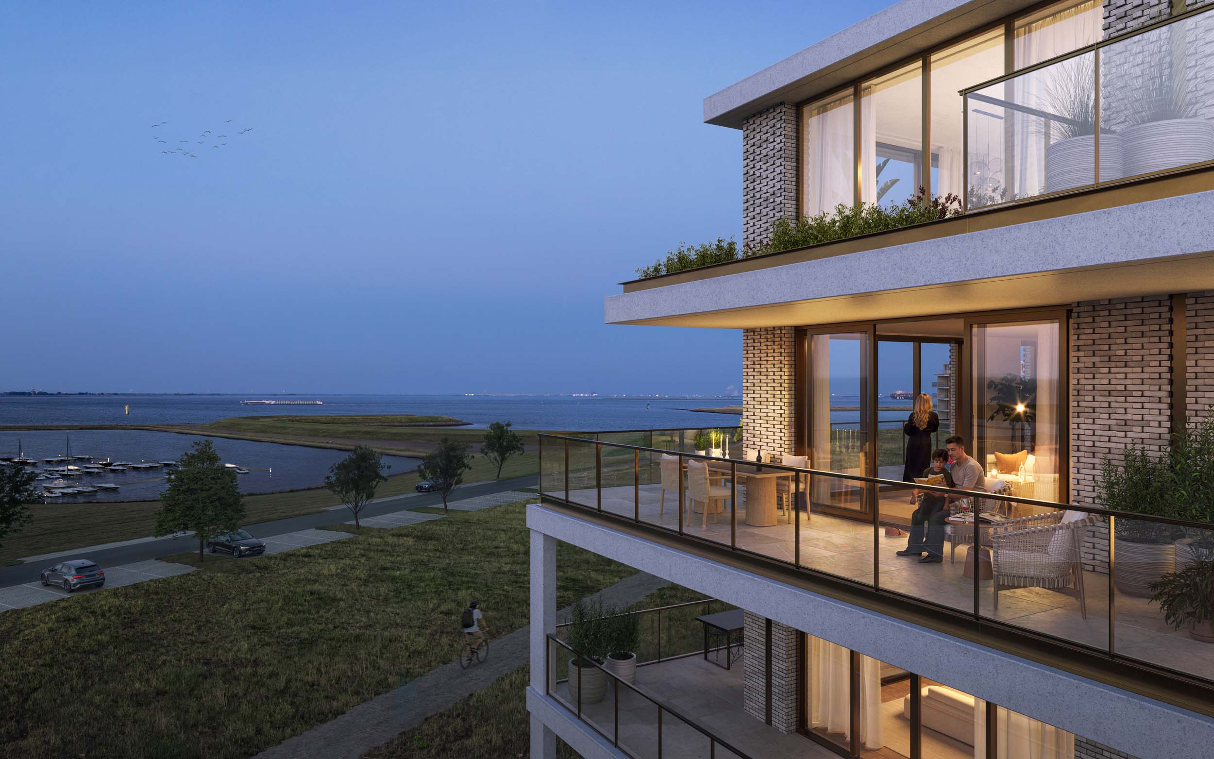 Waterzande Waterzicht Te Koop Appartement