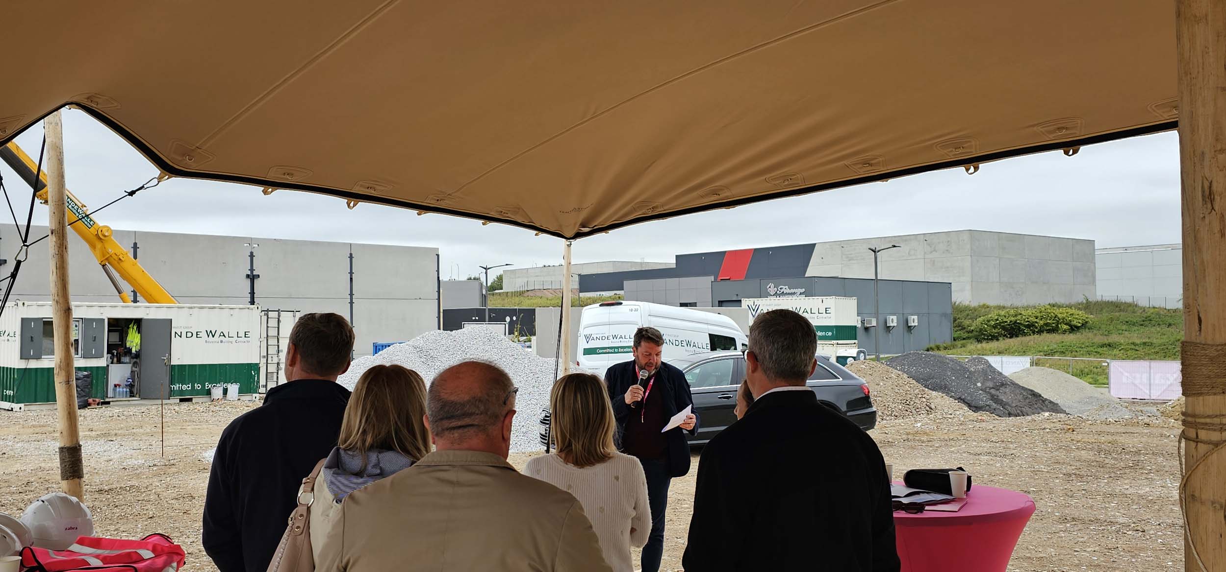 Charleroi - Business Park Aero - eerste kolomzetting 