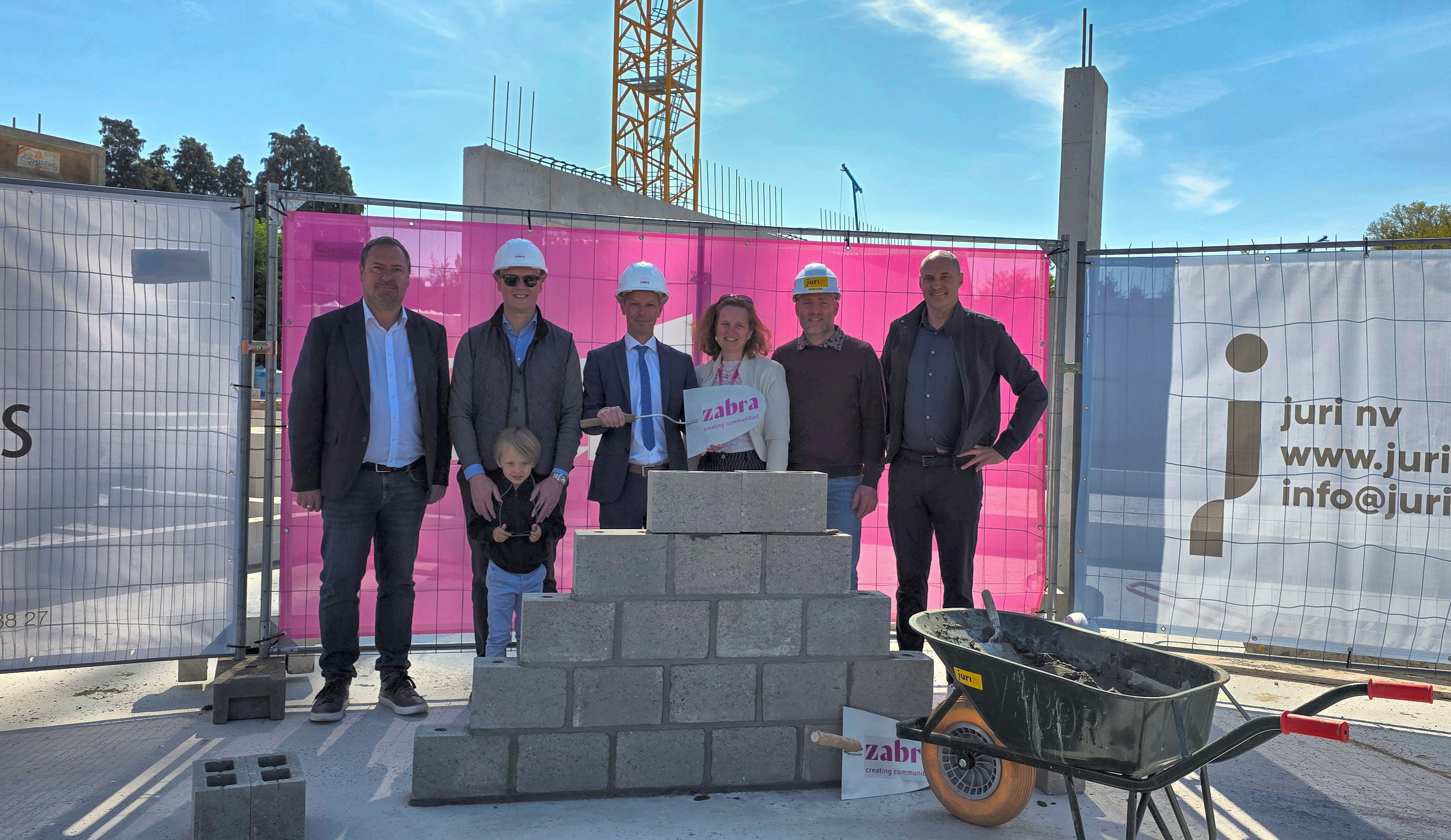 Eerste steen gelegd voor Blom in Brugge