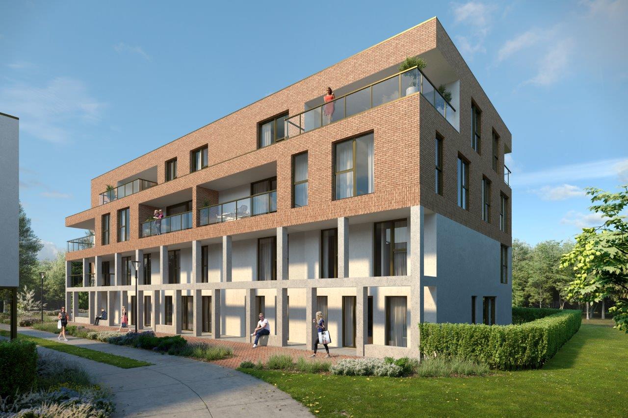 Hof van Gent nieuwbouw Zabra sokkelwoningen appartementen te koop