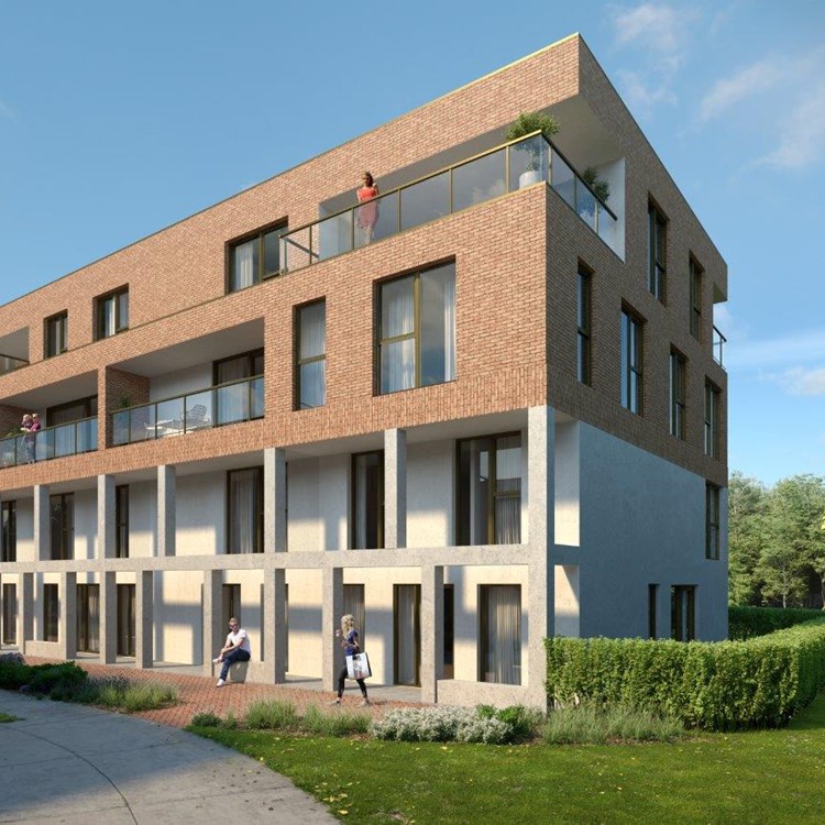 Hof van Gent nieuwbouw Zabra sokkelwoningen appartementen te koop