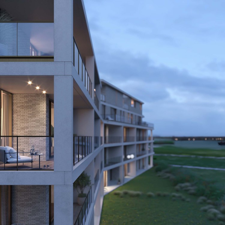 Waterzande Hulst Terras Avond