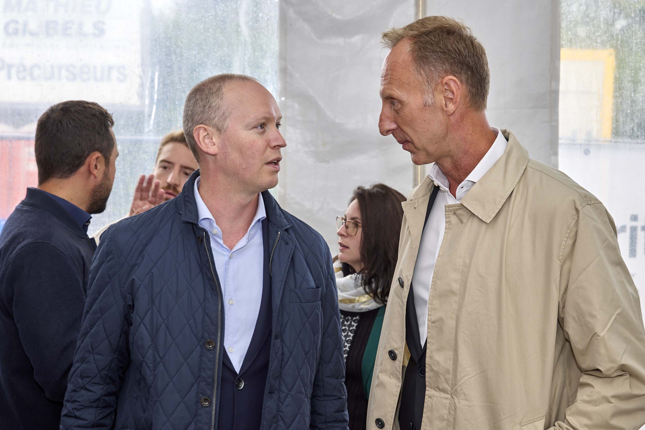 Eerste kolomzetting Business Park Awans 