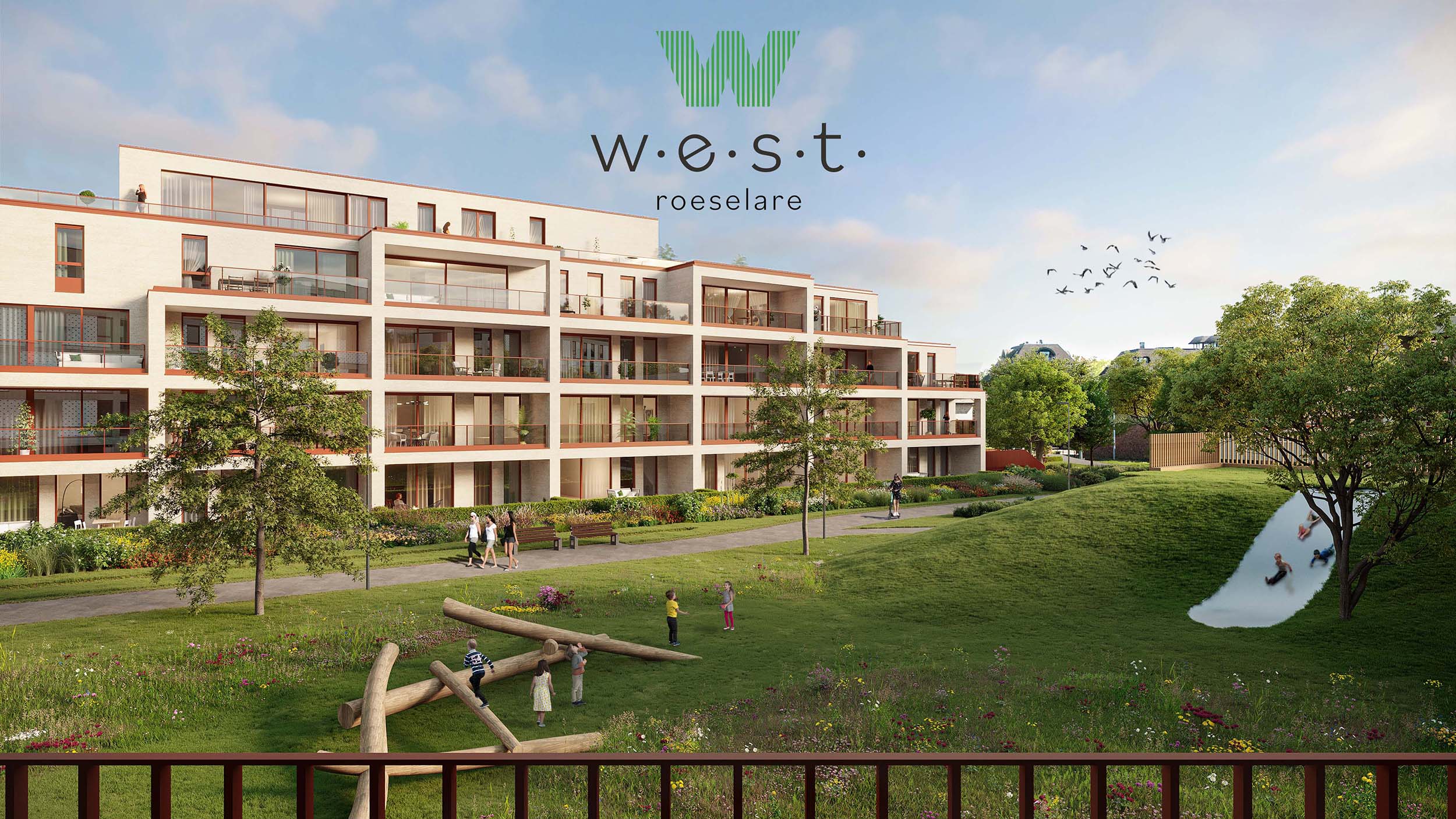 Un ancien site industriel à Roeselare se transforme en quartier résidentiel vert