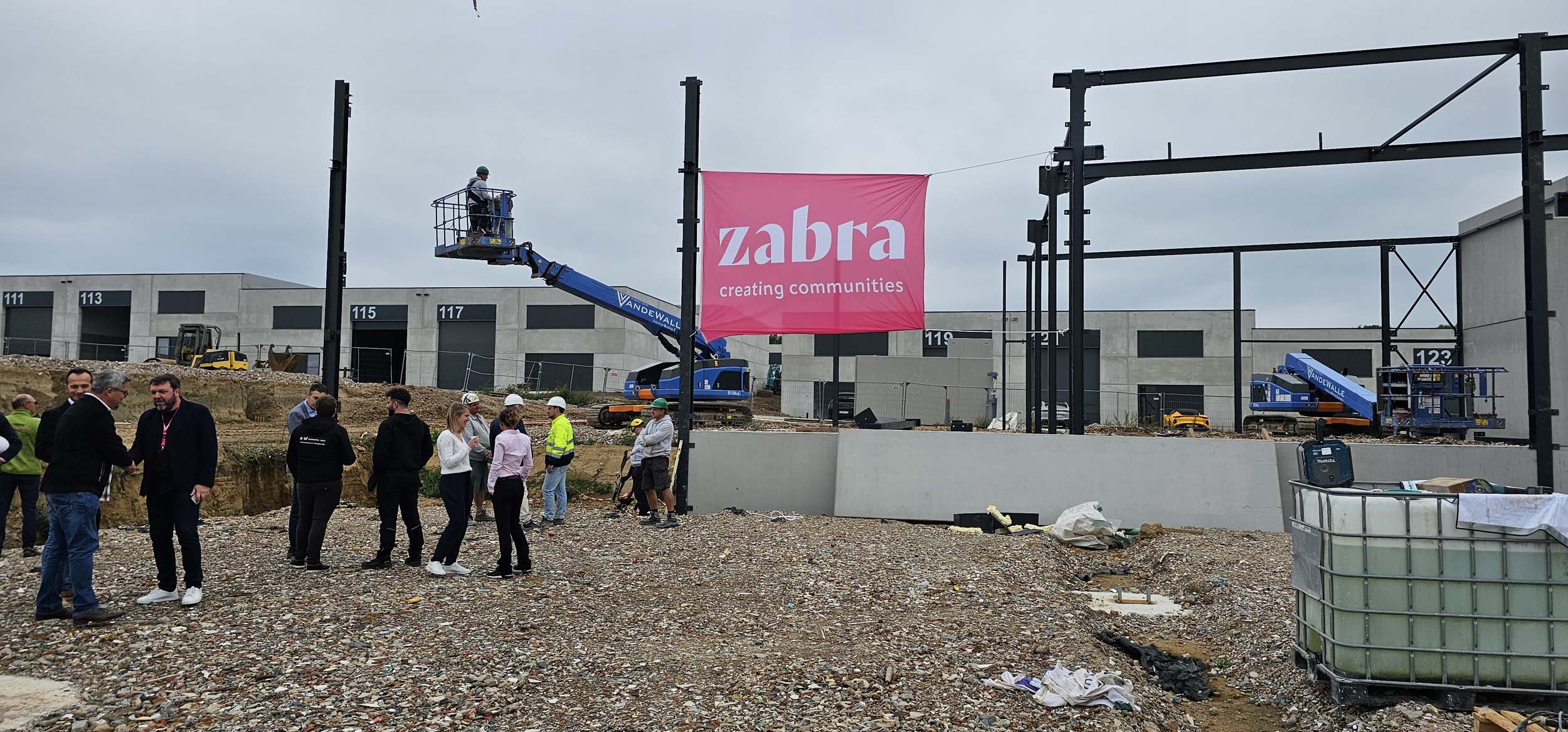 Charleroi - Business Park Aero - eerste kolomzetting 