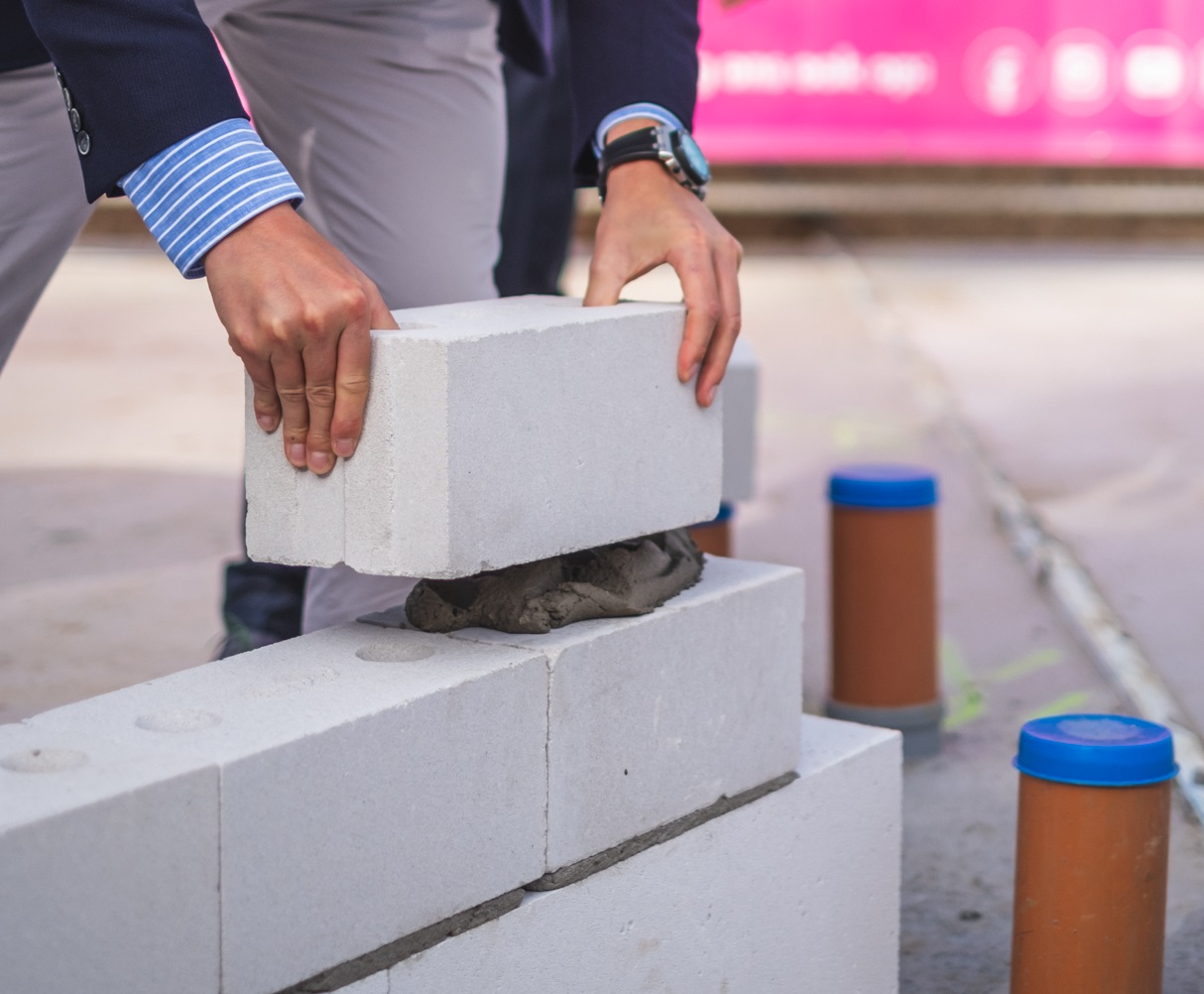 Hof van Gent steenlegging Zabra