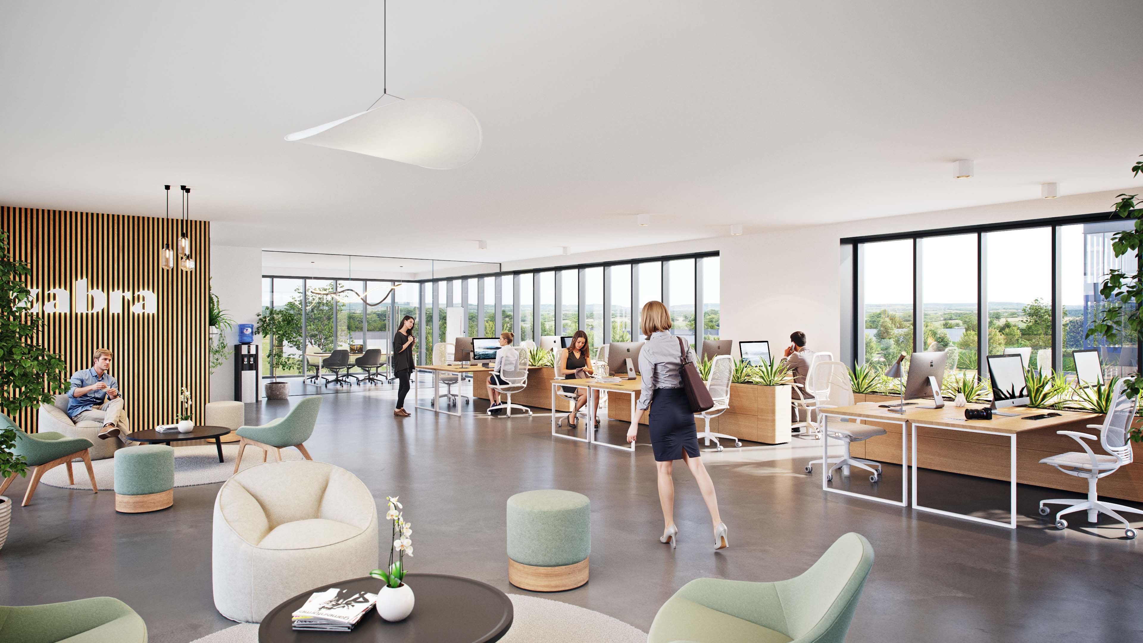 Zabra Awans Intérieur Bureaux