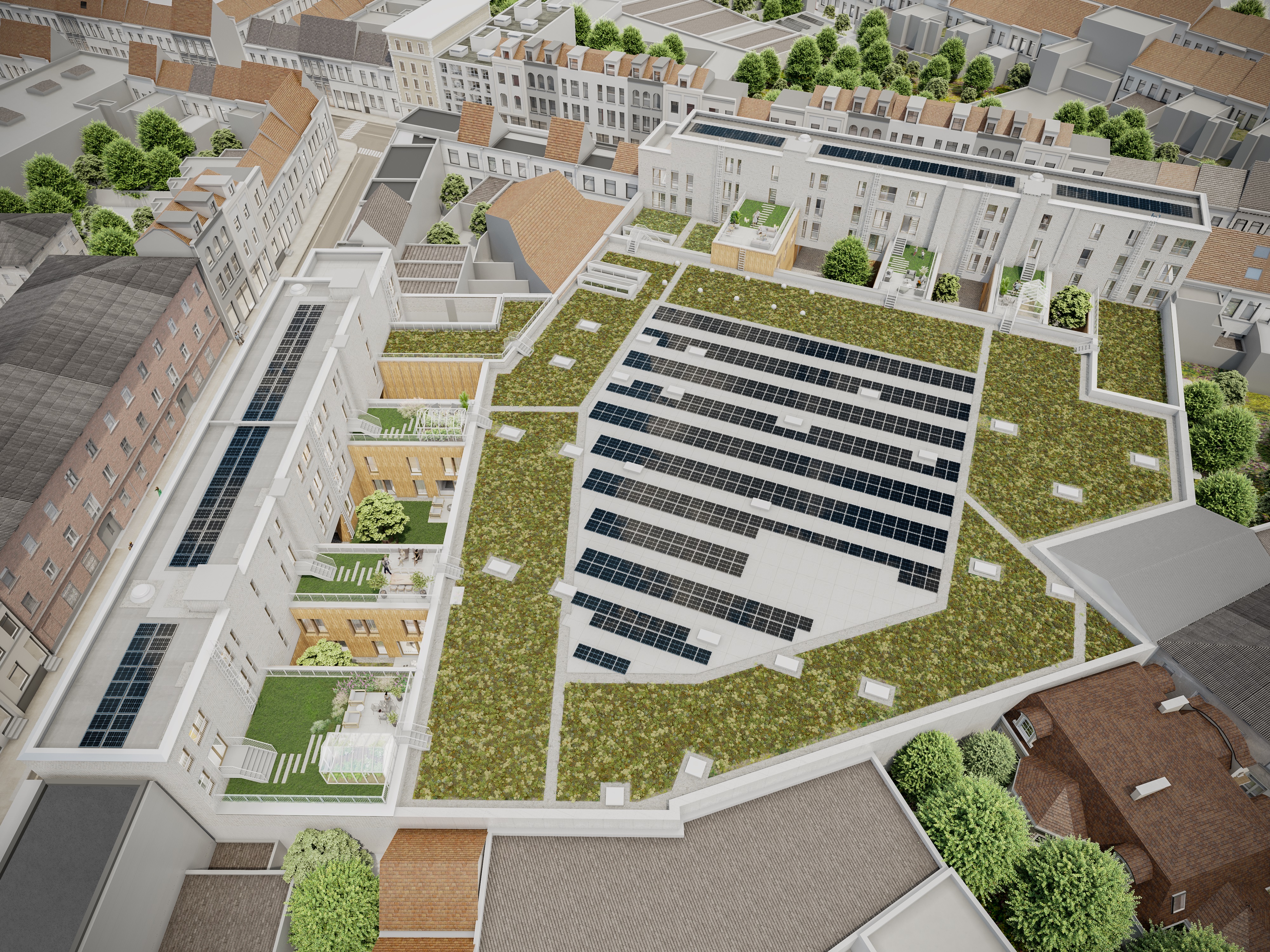 The Mark te koop Bird Eye Full Dag Antwerpen