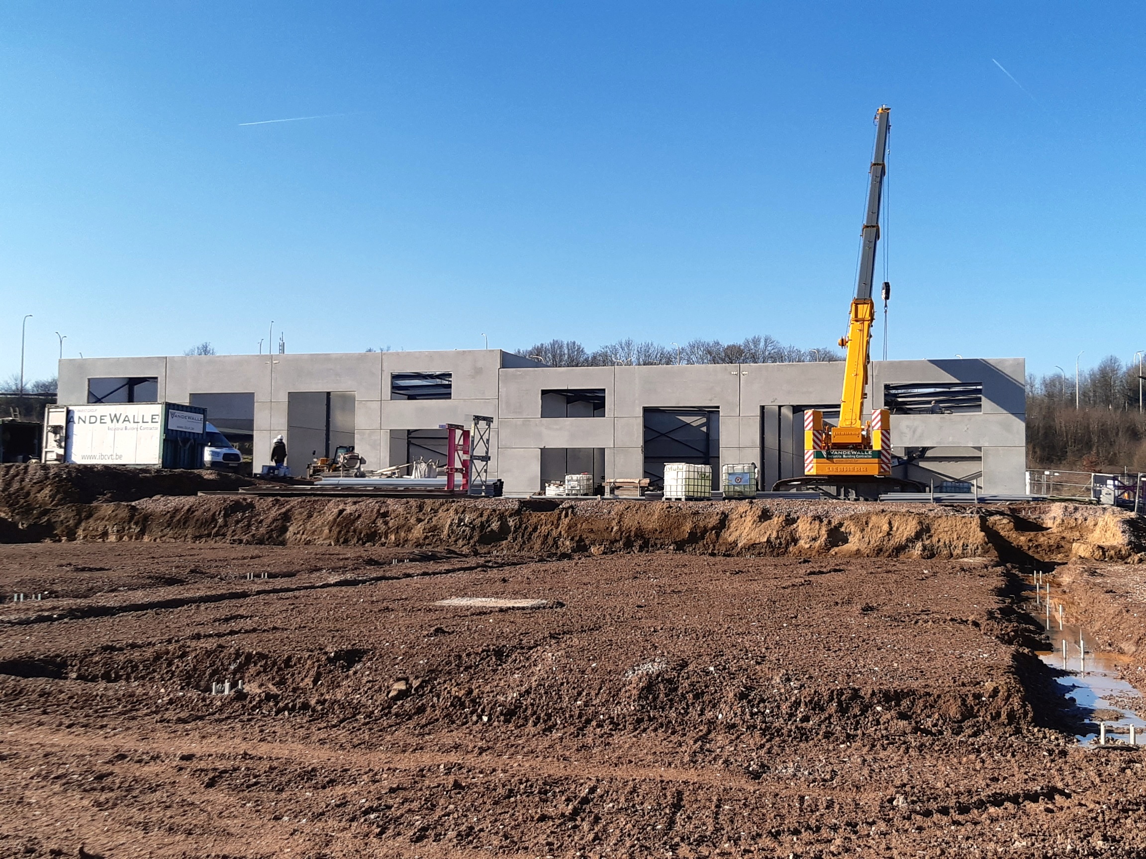 Zabra Aero Charleroi construction mars 2023