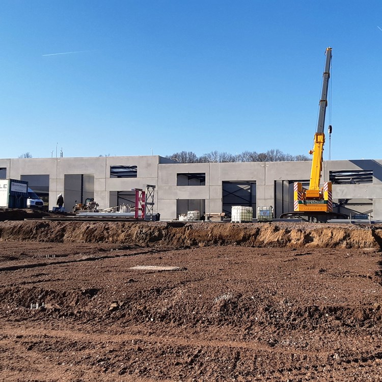 Zabra Aero Charleroi construction mars 2023