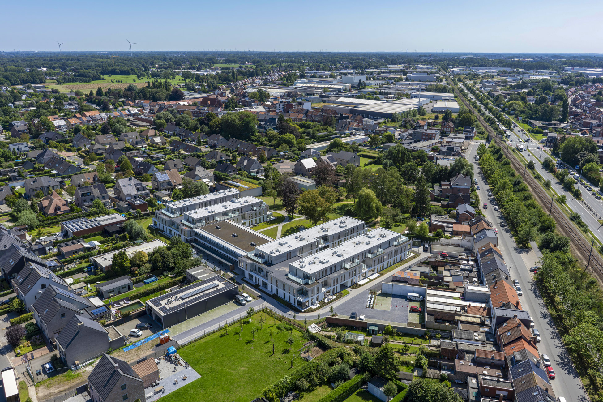 St-Niklaas Molendreef realisatie luchtfoto 5