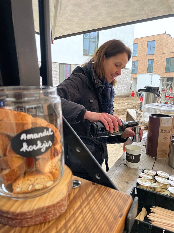 Kijkwoning Gent Zabra opening koffiebar