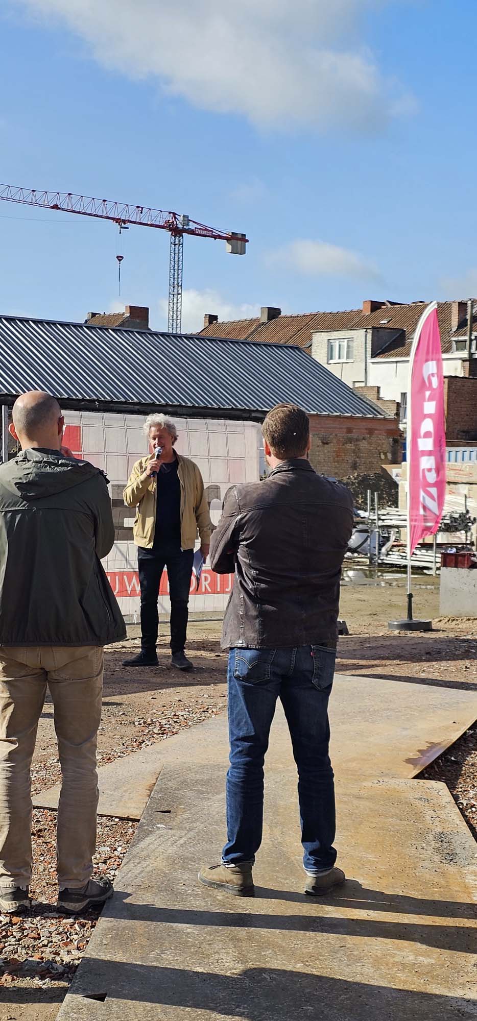 Eerste steenlegging speech Wout Maddens