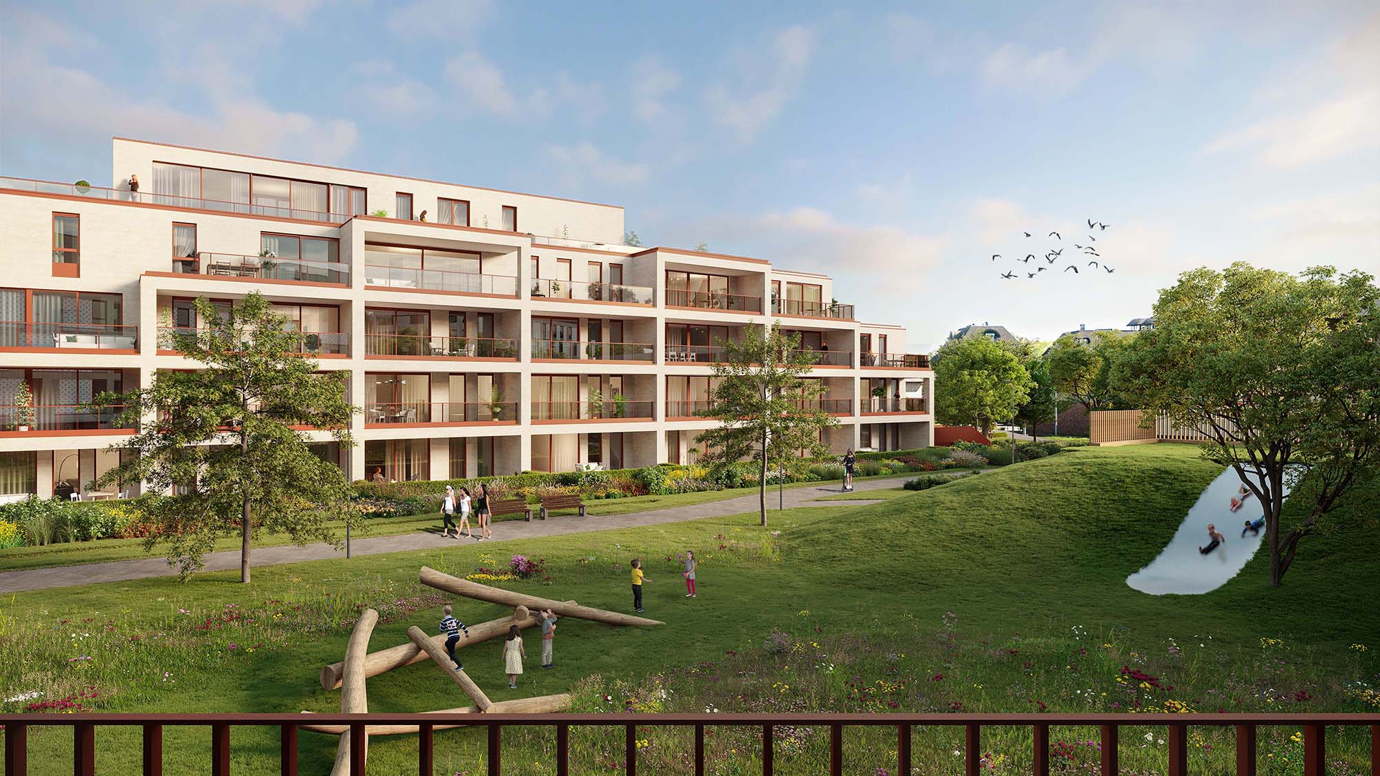 Roeselare West Park Appartementen Te Koop Groene Omgeving Centrum P