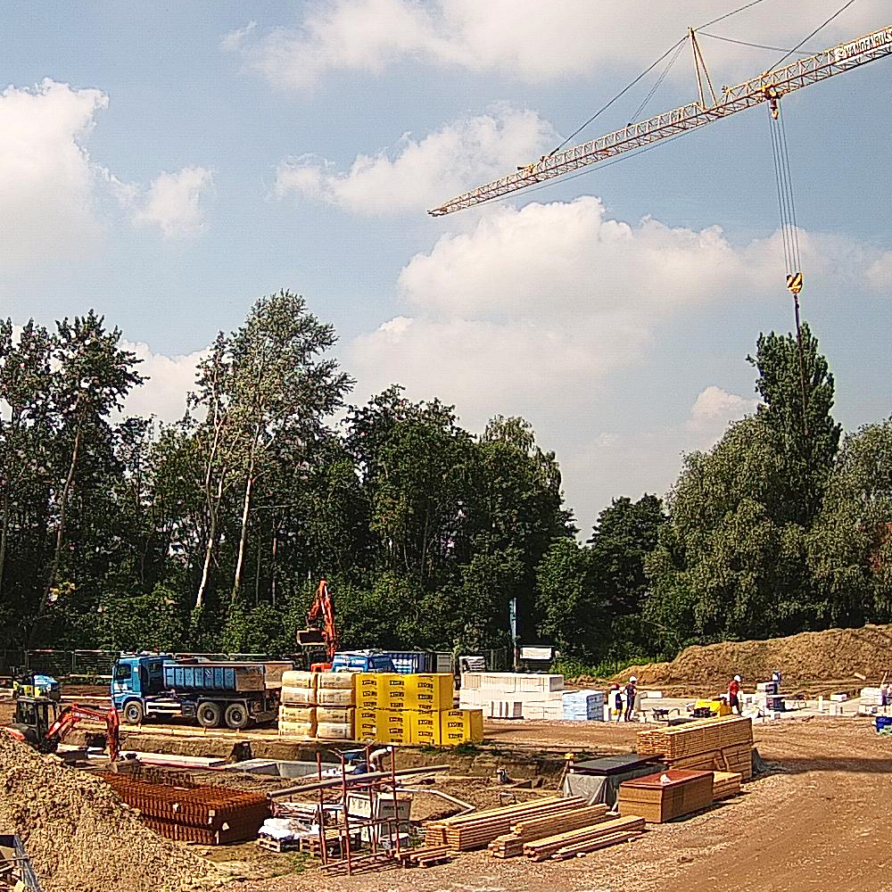 Hof van Gent in opbouw