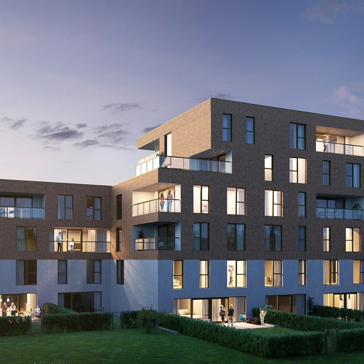 Hof van Gent nieuwbouw Zabra appartementen te koop