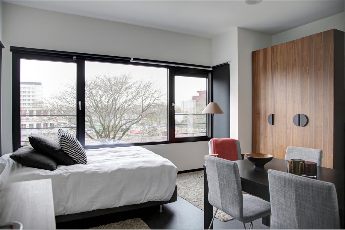 Zabra studentenkoten Gent slaapkamer